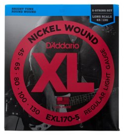 Daddario EXL170-5 Saiten für E-Bass